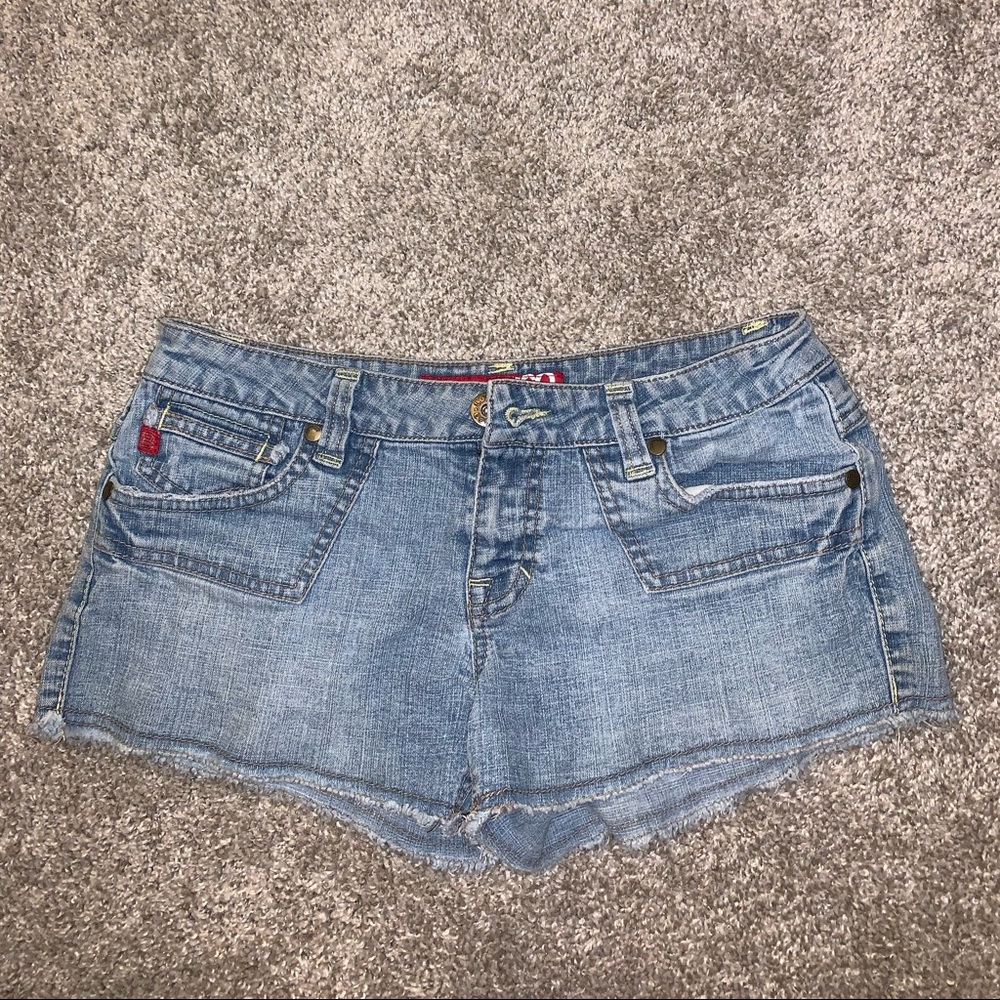 Bongo Juniors Blue Jean shorts size 7 - Picture 3 of 12